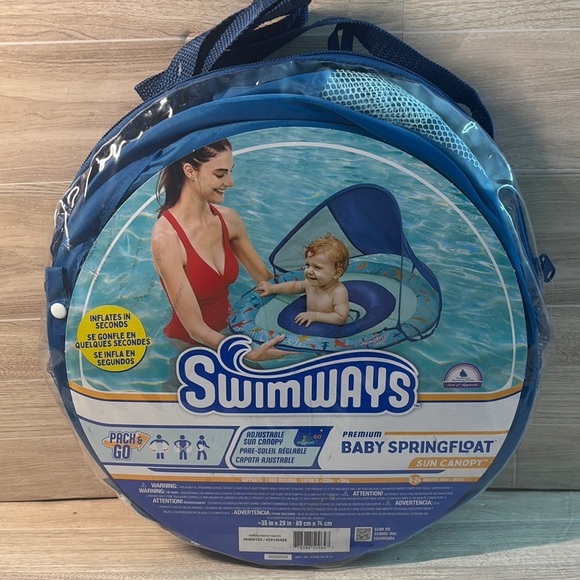 SwimWays Other - Swimways Baby Float with Sun Canopy